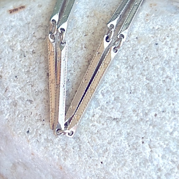 14 karat gold, vintage, watch chain - Picture 5 of 11